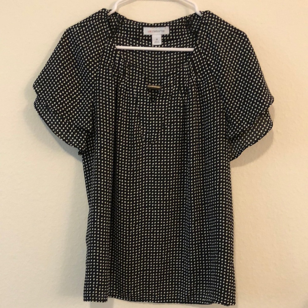 Black and White Women's Top